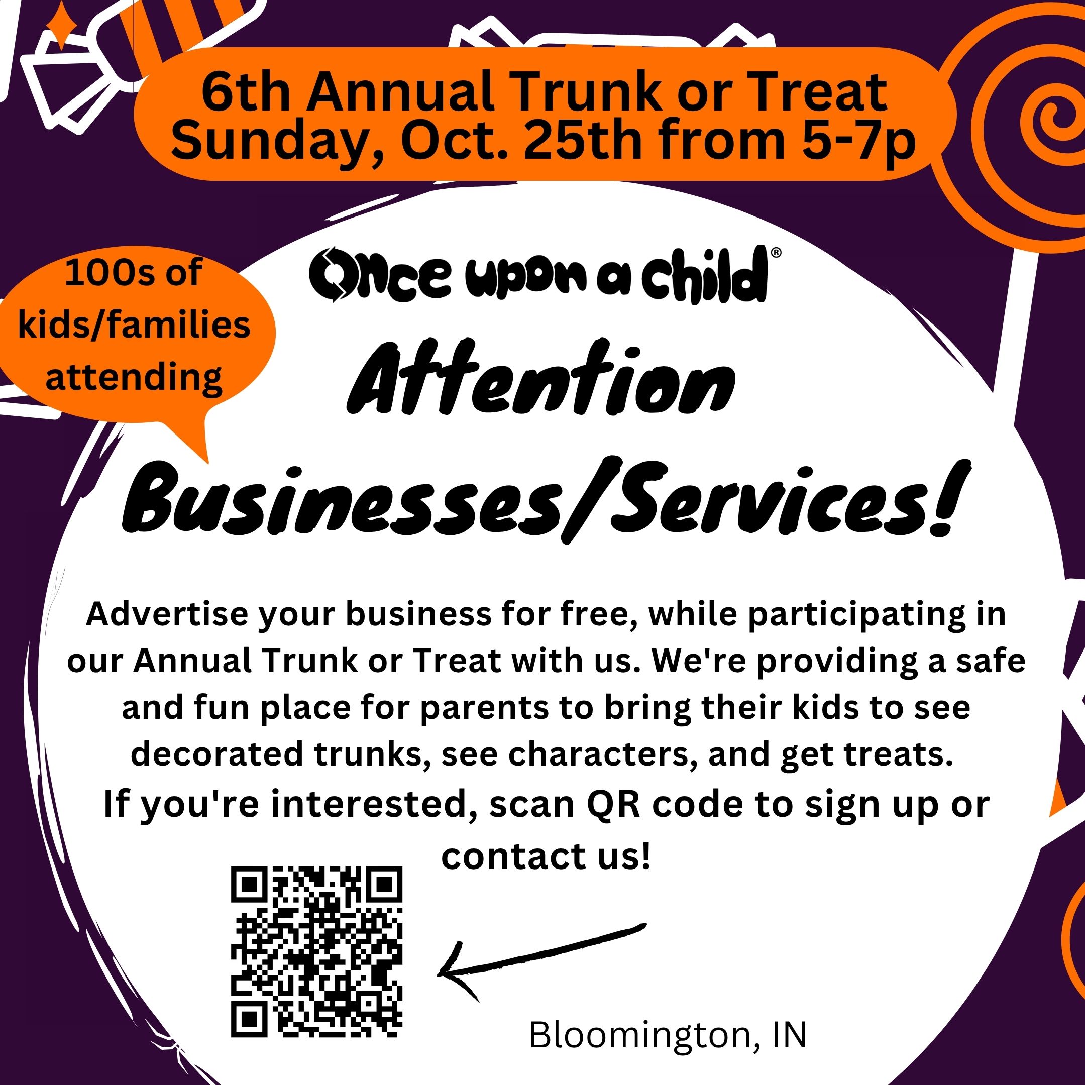 trunk or treat sign up